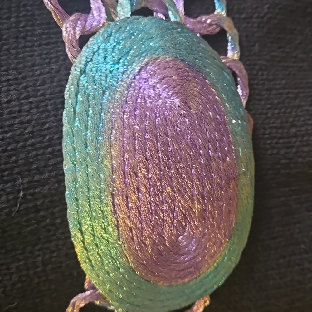 Handmade Adjustable Woven Metal Belt - Picture 3 of 6